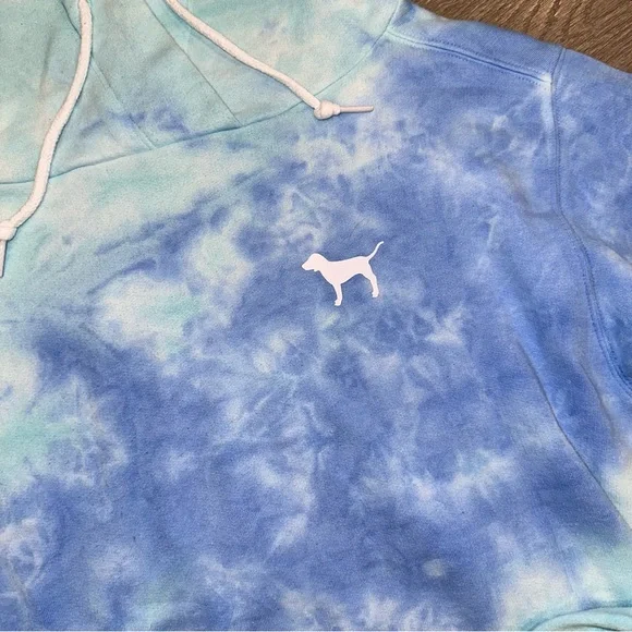 Victoria’s Secret PINK Hooded Sweatshirt Tie Dye Size XS - Picture 4 of 10